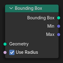 Bounding Box node.