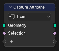 Capture Attribute node.