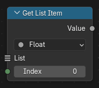 Get List Item node.