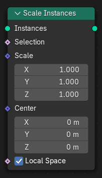 Scale Instances node.