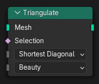 Triangulate Node.