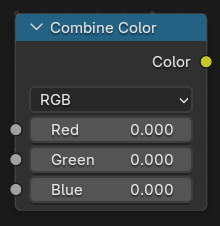 Combine Color Node.