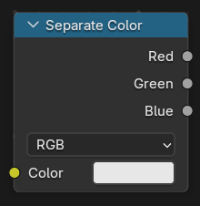 Separate Color Node.